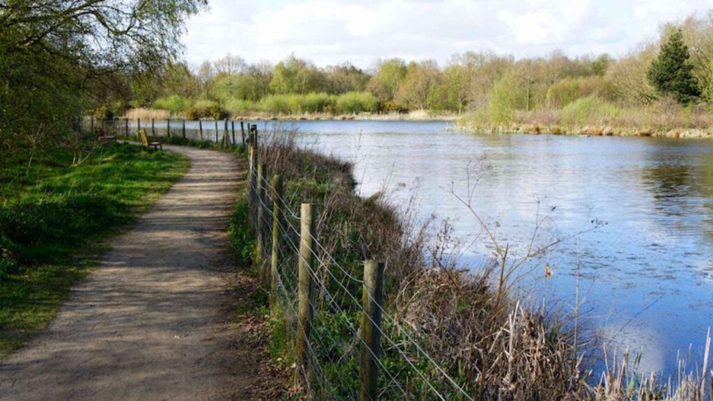 river site in carrs park wilmslow